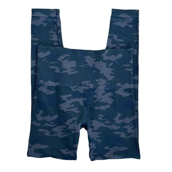 SPANX Gray Camo Leggings Women's M EUC Inseam 25.75 - Picture 1 of 9